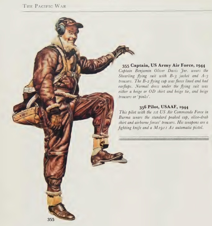 Benjamin O. Davis Jr. in the book _The Armed Forces of World War II: Uniforms, Insignia and Organisation_ by Andrew Mollo.