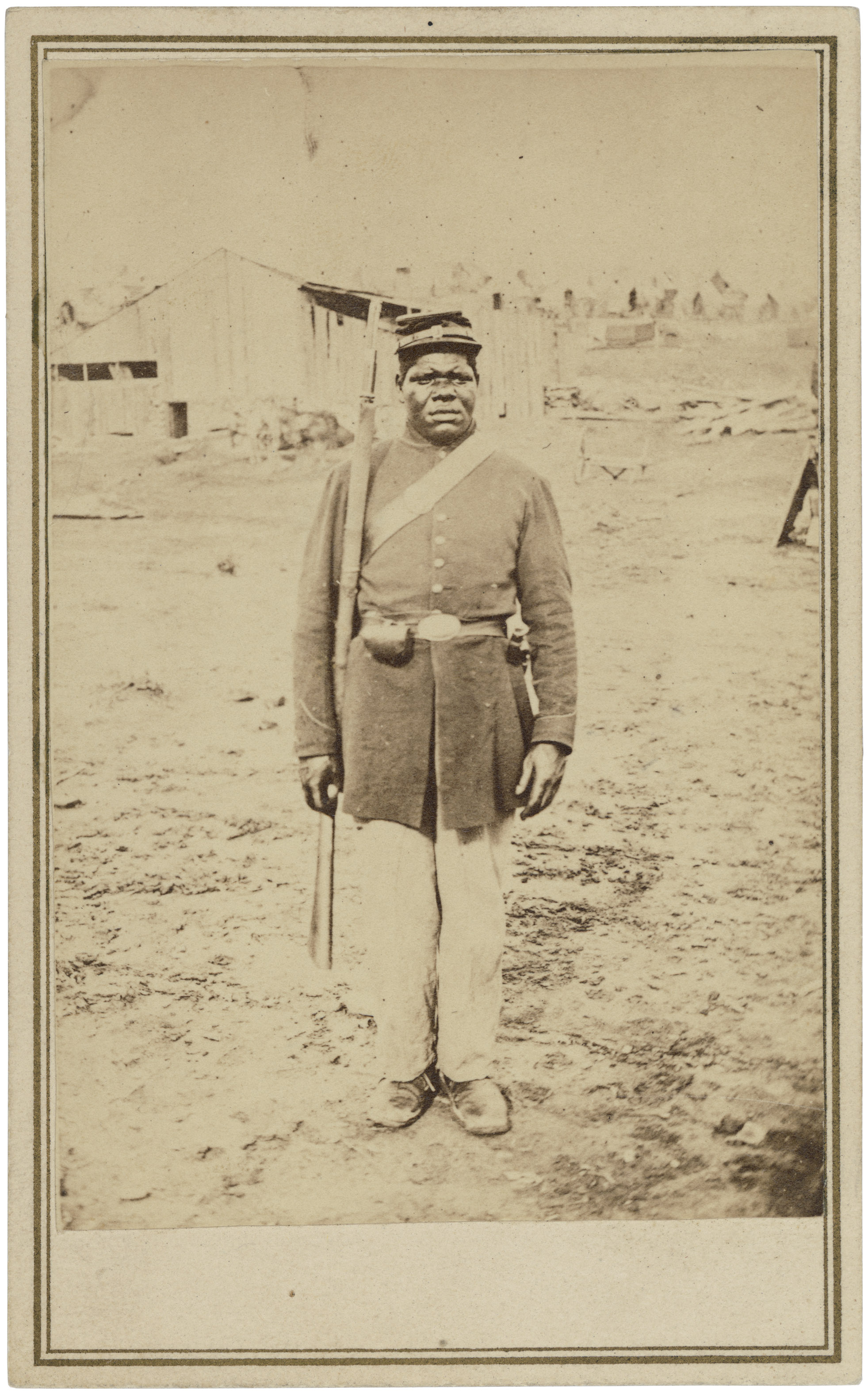 Hubbard Pryor of the 44th U.S. Colored Troops regiment. (National Archives and Records Administration: NAID: 849136)